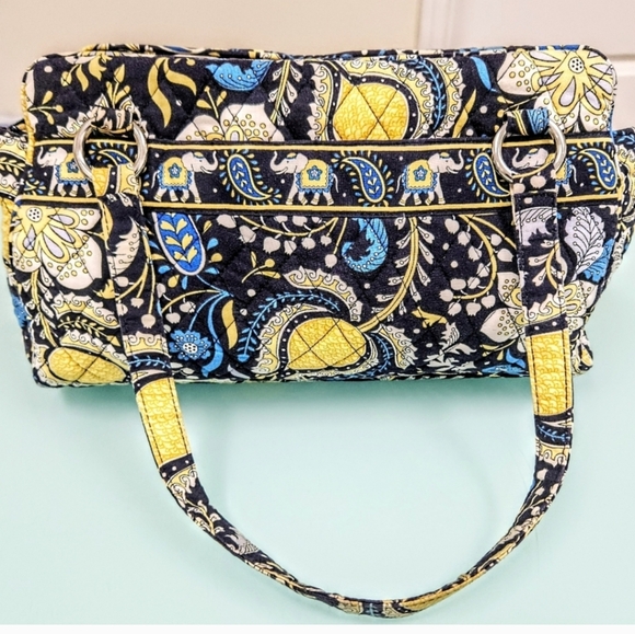 Vera Bradley Blue and Yellow Women's Bag GREAT CONDITIONS - Picture 2 of 5
